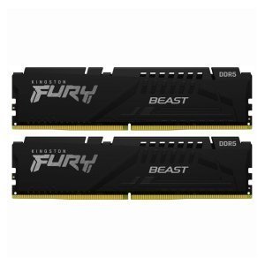 KIT MEMÓRIA 64GB DDR5 (2 X 32GB) 5600MHZ KINGSTON FURY BEAST, BLACK - KF556C36BBEK2-64 - Imagem 3