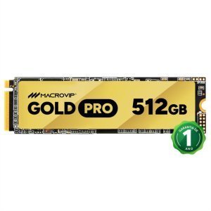NVME 512GB MACROVIP GOLD PRO, M.2 2280, PCIE GEN 3X4, LEIT 3200MB/S, GRAV 2500MB/S - MVGLDPRO512GB - Imagem 2