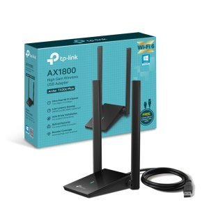 PLACA DE REDE WIFI TP-LINK AX1800, USB 3.0, 2 ANTES, 5/2.4GHZ, BLACK - ARCHER TX20U PLUS - Imagem 4